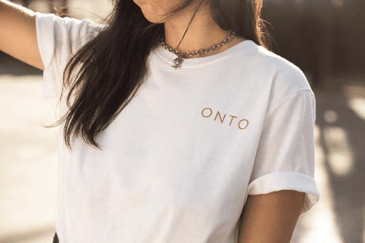 Logo Tee White